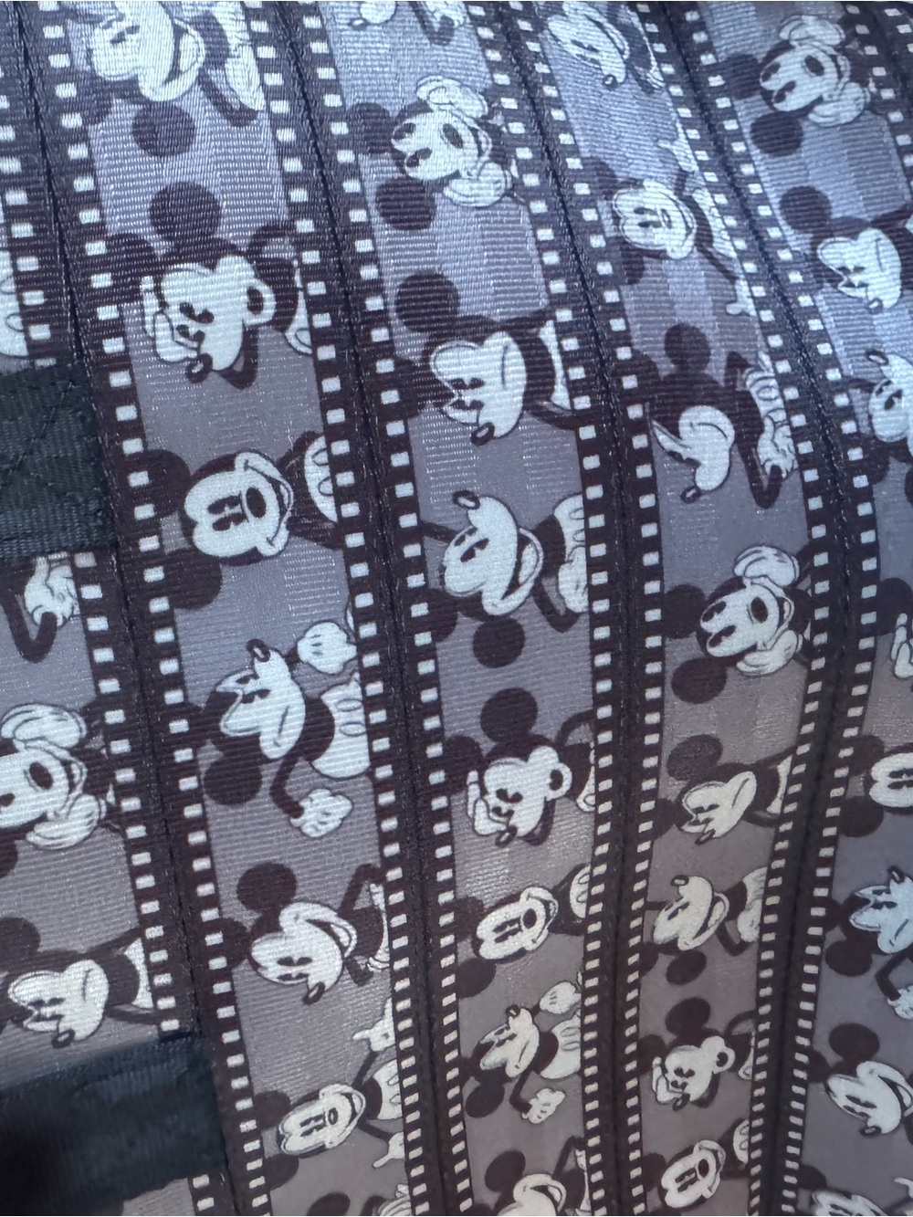 Harveys Disney Silverscreen Mickey Mouse Print Tote with Shoulder Strap - Picture 3 of 5